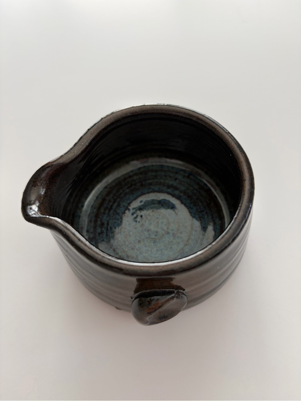 Handcrafted “The Pottery” Kona, Hawaii.  Ceramic creamer/sauce bowl.
